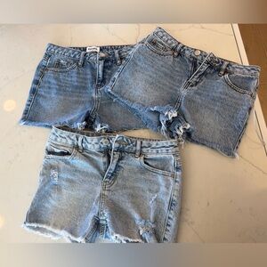 Girls Tilly’s RSQ Low Rise Shorts size 10 3 pairs